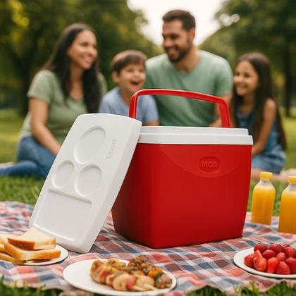 Imagem de Caixa Térmica Cooler 18 Litros 24 Latas Com Alça
