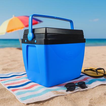 Imagem de Caixa Térmica Cooler 18 Litros 24 Latas Com Alça