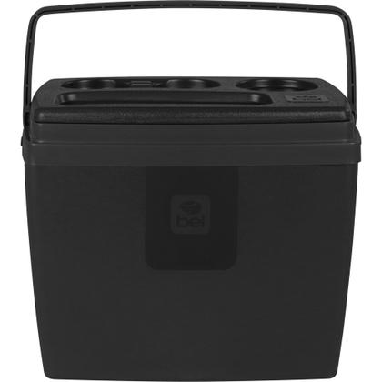 Imagem de Caixa Térmica Cooler 19L Preta Pesca Praia Camping Belfix