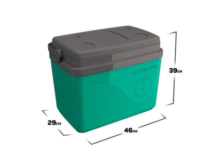 Imagem de Caixa Térmica Cooler 30 Litros Para Praia Camping Viagem Com Alça 45 Latas Cores Variadas Unitermi