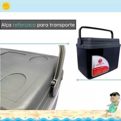 Imagem de Caixa Térmica/cooler 30 Lts P/ 45 Latas Praia Viagem Churras
