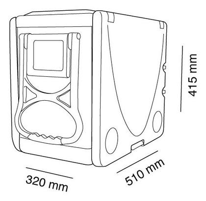 Imagem de Caixa Termica Cooler 32 Litros Grande 3x1 C/ Rodinha E Mesa