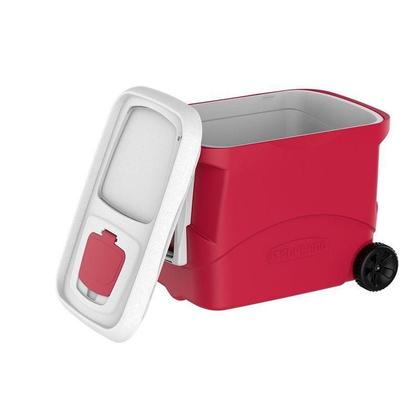 Imagem de Caixa Térmica Cooler 50 Litros Com Alça e Rodas 72 Latas Soprano