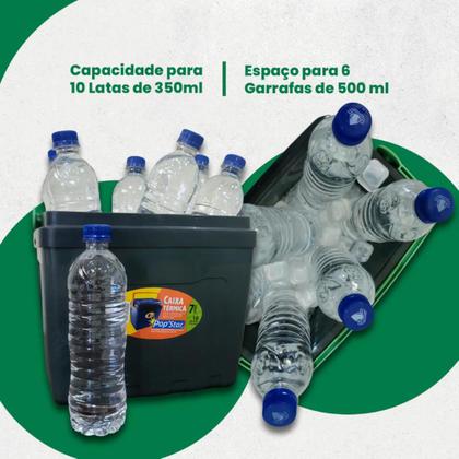 Imagem de Caixa térmica cooler 7 litros pop star 10 latas pequena portátil resistente antares