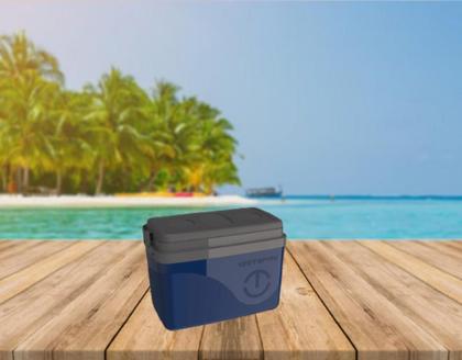 Imagem de Caixa Térmica Cooler 7,5 Litros Praia Camping Viagem Alça Unitermi