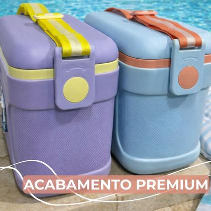Caixa Termica Cooler 8 Litros Sunset Retro Vintage Soprano