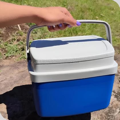 Imagem de Caixa Termica Cooler Bebidas 5L Azul Pequena Soprano