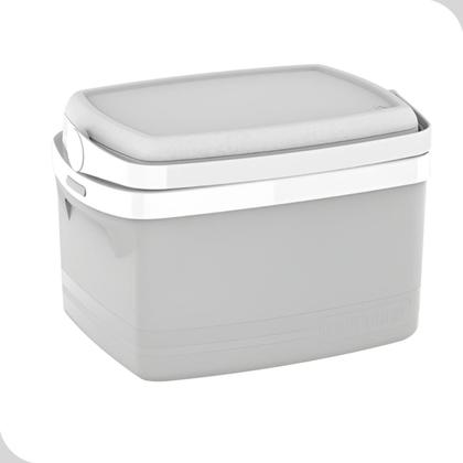 Imagem de Caixa Termica Cooler Bebidas 5L Cinza Pequena Soprano