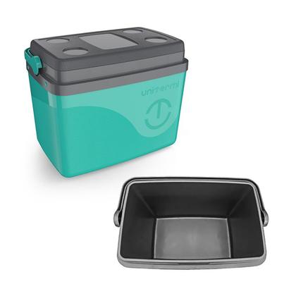 Imagem de Caixa Térmica Cooler Com Alça 30 Litros Grande 45 Latas Unitermi