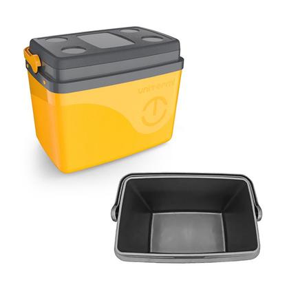 Imagem de Caixa Térmica Cooler Com Alça 30 Litros Grande 45 Latas Unitermi