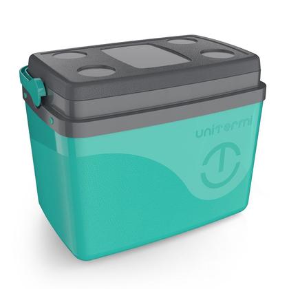 Imagem de Caixa Térmica Cooler Com Alça 30 Litros Grande 45 Latas Unitermi