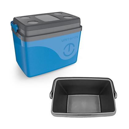 Imagem de Caixa Térmica Cooler Com Alça 30 Litros Grande 45 Latas Unitermi