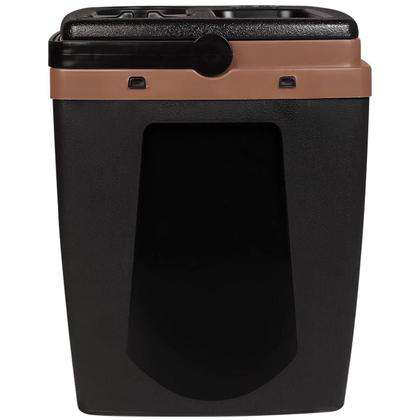 Imagem de Caixa Térmica Cooler com Alça Bel 19 Litros Plástico Atóxico e Inodoro Livre de BPA Onix Preto e Marrom (071982)