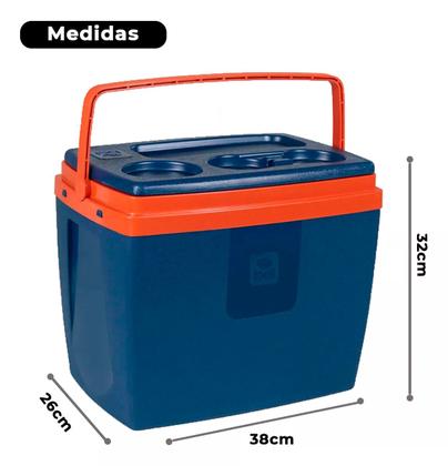 Caixa Térmica Cooler Culler Culer 19L Cor Crepusculo 24 Latas Para