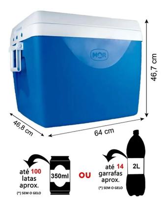 Imagem de Caixa Térmica Cooler MOR 75 Litros