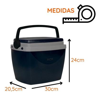 Imagem de Caixa Térmica Cooler Pequena 6 Litros Praia Camping Piscina