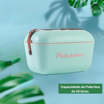 Imagem de Caixa Termica Cooler Polarbox 12Litros Bolsa Verde Água