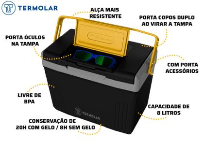 Imagem de Caixa Térmica Cooler Termolar Suv 8 Litros
