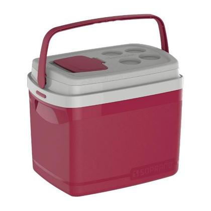 Imagem de Caixa Térmica Cooler Tropical 32L Vermelha Soprano