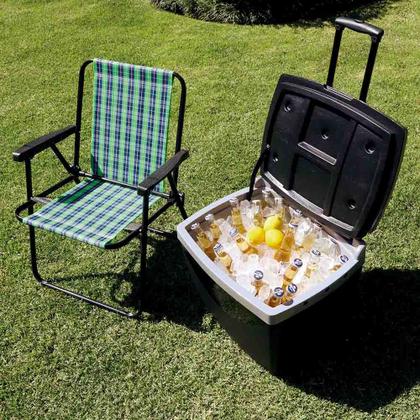 Imagem de Caixa Térmica Mor com Alça e Rodas 42 litros