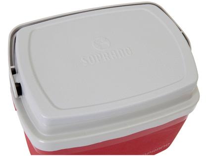 Imagem de Caixa Termica Pequena 5L Coller Vermelha Com Alça Soprano