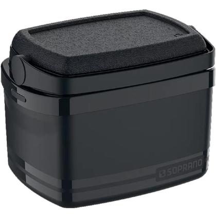 Imagem de Caixa Termica Pequena Cooler 5 Litros Preta Com Alça Soprano