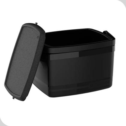 Imagem de Caixa Termica Pequena Cooler 5 Litros Preta Com Alça Soprano