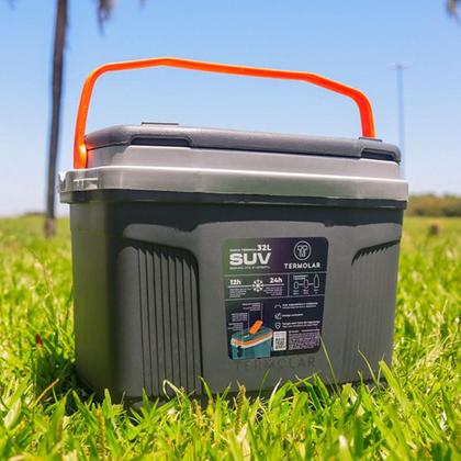 Imagem de Caixa Térmica Termolar SUV, 32 Litros - Cinza