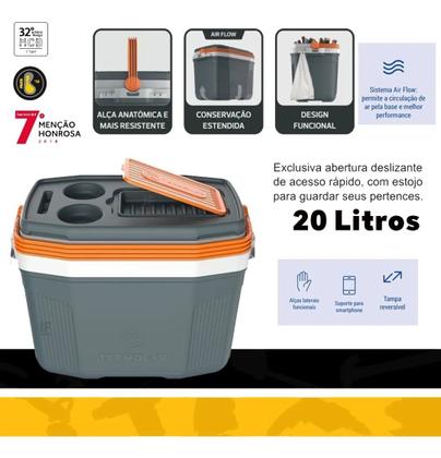 Imagem de Caixa Térmica Tipo Cooler 20 Litros Termolar