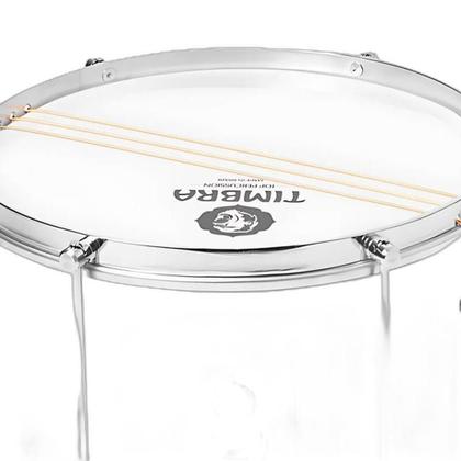 Imagem de Caixa timbra malacacheta 12x20cm branco c/aro cromado pele leitosa 6af