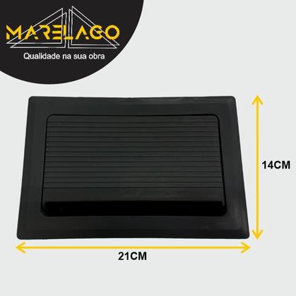 Imagem de Caixa tomada preta de mesa + 4 modulos + 1 rj45