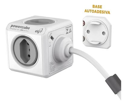 Imagem de Caixa Tomada Usb Mesa Escritório Power Cube Cabo De 3m - PWC X4U/3M
