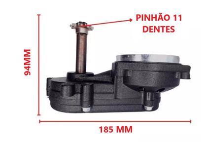Imagem de Caixa Transmissão Eixo Longo Mini Moto Mxf Ferinha 49cc 2t
