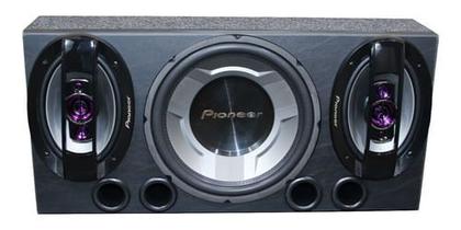 Imagem de Caixa Trio Completa Sub Pioneer + Radio Bt + Modulo Taramps