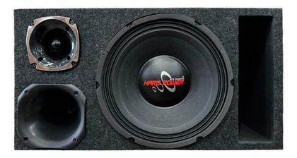 Imagem de Caixa trio duto régua alto falante hard power hp 750 und 500 taramps 800w