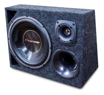 Imagem de Caixa Trio Pioneer Completa Som Automotivo Carro 750w Rms