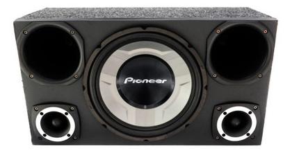 Imagem de Caixa Trio Sub Pioneer + Radio Bluetooth + Modulo Taramps