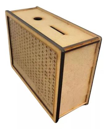 Imagem de Caixa Urna Cofre Em Mdf Cores Guarde Até 10 Mil Para Viagens E Compras Especiais