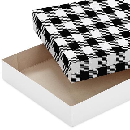 Imagem de Caixas de presente Hallmark Medium 36x24x5 cm, conjunto xadrez de 12 peças