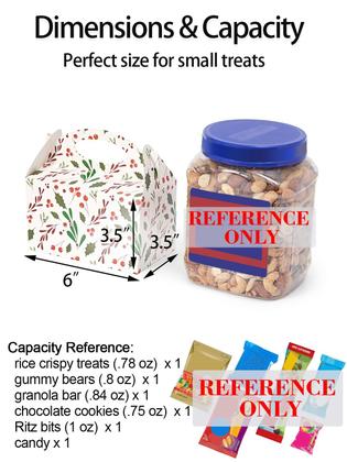 Imagem de Caixas de presente Happyhiram 25 unidades de doces de Natal de 15x9x9cm