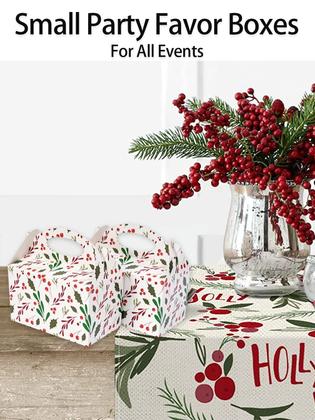 Imagem de Caixas de presente Happyhiram 25 unidades de doces de Natal de 15x9x9cm