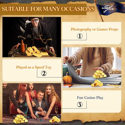 Imagem de Caixas de presente Honoson Gold Bar 14x8x4 cm Party Favor 150 unidades