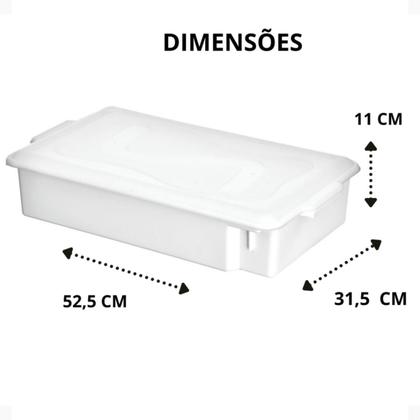 Imagem de Caixas Organizadora 11,5 l c/ tampa Conjunto c/6 unid.