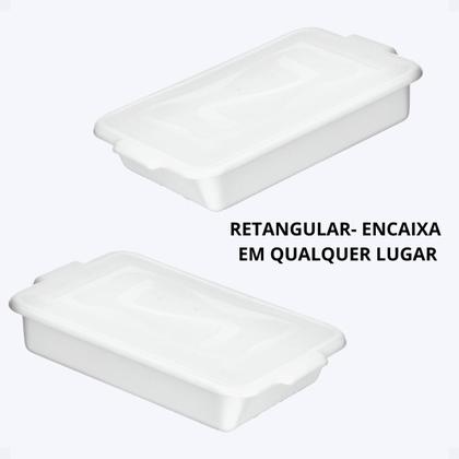 Imagem de Caixas Organizadora 4 l c/ tampa Conjunto c/12 unid.