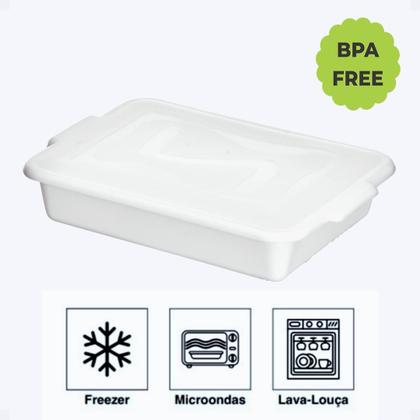 Imagem de Caixas Organizadora 4 l c/ tampa Conjunto c/12 unid.