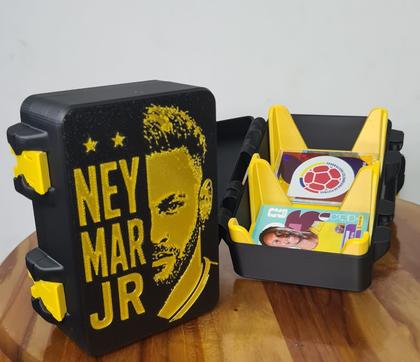 Imagem de Caixinha Box Porta Figurinhas Copa 2026 Cor:Roxo
