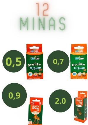 Imagem de Caixinha Com 12 Minas de Grafites 05/07/09/2.0