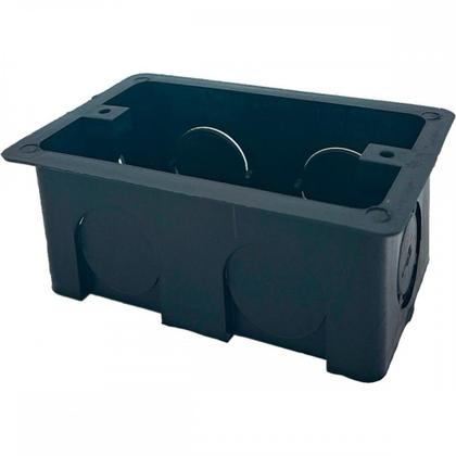 Imagem de Caixinha De Luz Pvc Brascom Preta 4X2 - Kit C/100 Pecas