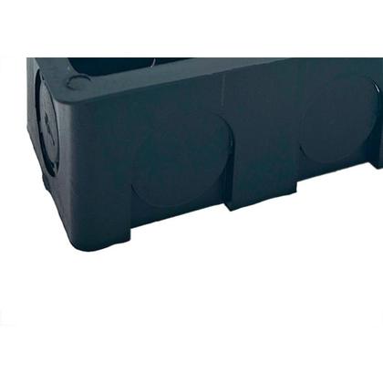 Imagem de Caixinha De Luz Pvc Brascom Preta 4X2 - Kit C/100 Pecas