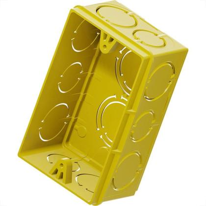 Imagem de Caixinha De Luz Pvc Tigre Amarela 4X2 - Kit C/24 Pecas